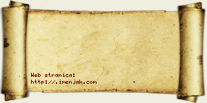 Tina Anđelić vizit kartica